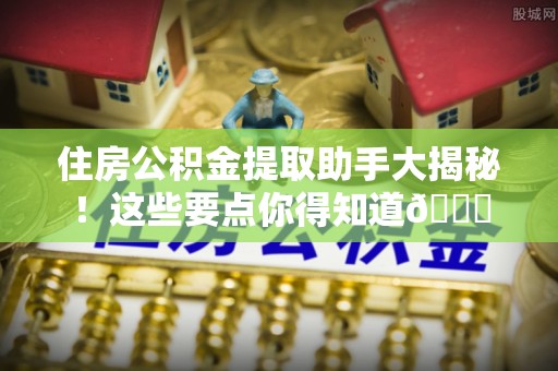 衡阳住房公积金提取助手大揭秘！这些要点你得知道😎