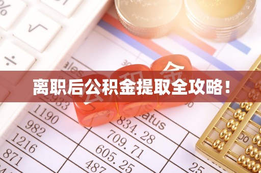 衡阳离职后公积金提取全攻略！