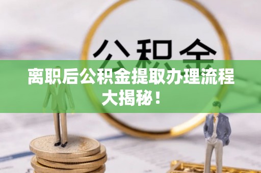 衡阳离职后公积金提取办理流程大揭秘！